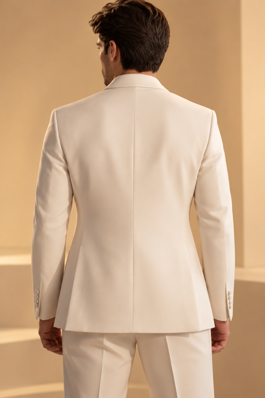 Ivory Luxury Shawl Lapel Tuxedo Suit