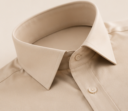 RUKMAN Men's Luxury Beige Shirt | Premium Full Sleeve Smart Casual & Business Wear