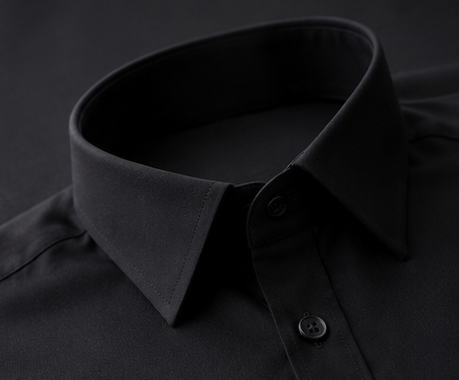 SIYARAM'S Premium Black Cotton Shirt for Men | Classic Full Sleeve Formal & Smart Casual Shirt