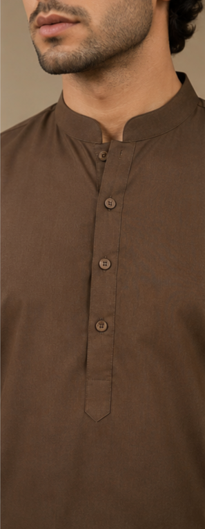 GEE CEE Coffee Brown Kurta Pyjama Set
