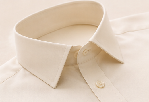 ROVIRO Premium Cream Cotton Shirt for Men | Elegant Full Sleeve Formal & Smart Casual Shirt