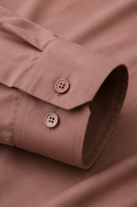BAMBOO Men's Premium Hazel Rose Cotton Shirt | Elegant Full Sleeve Smart Casual & Formal Shirt