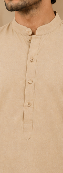 GEE CEE Sand Beige Kurta Pyjama Set